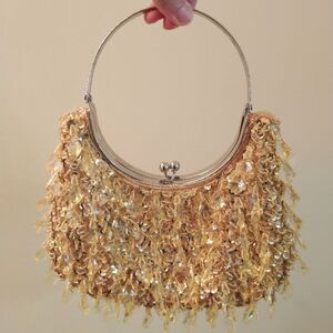 Vintage Beaded Sequin Bag